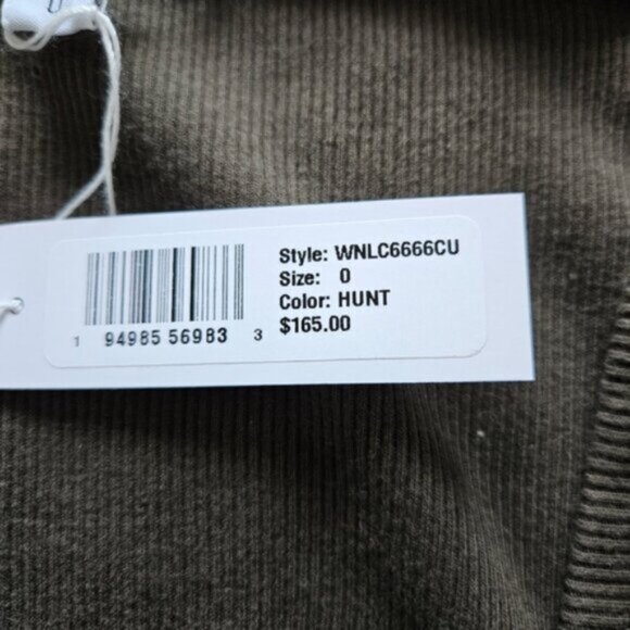 STANDARD James Perse Ribbed Midi Dress Green - Picture 6 of 8